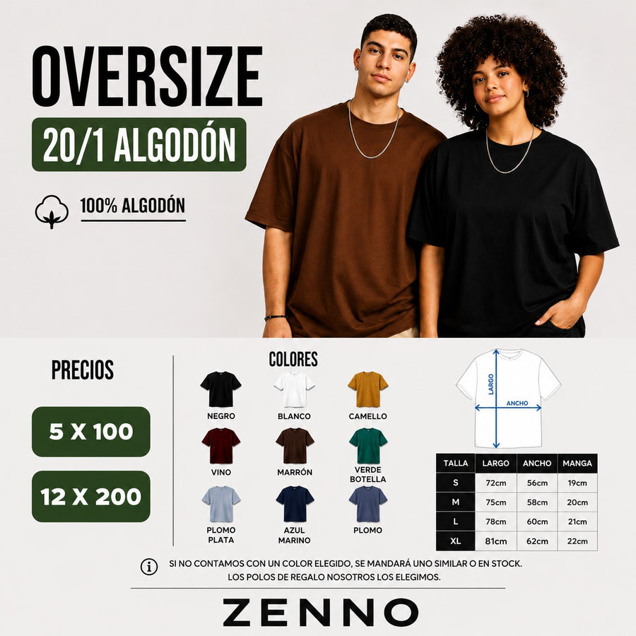 Oversize 20/1 Algodón