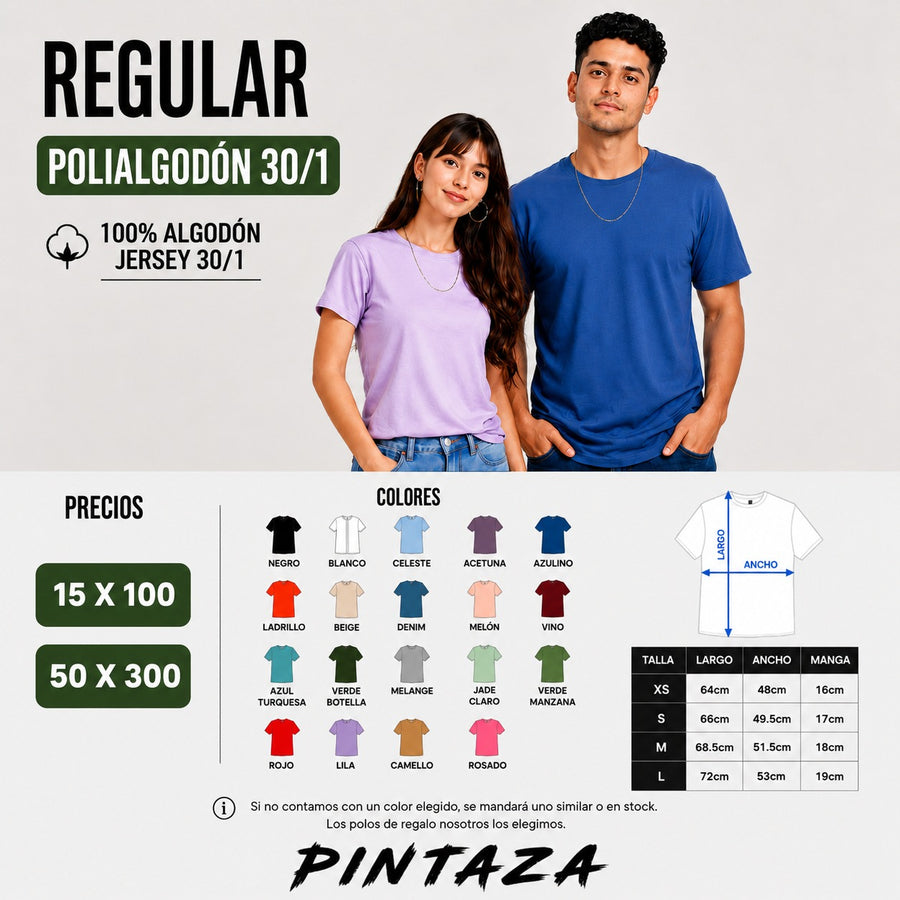 Regular Polialgodón 30/1