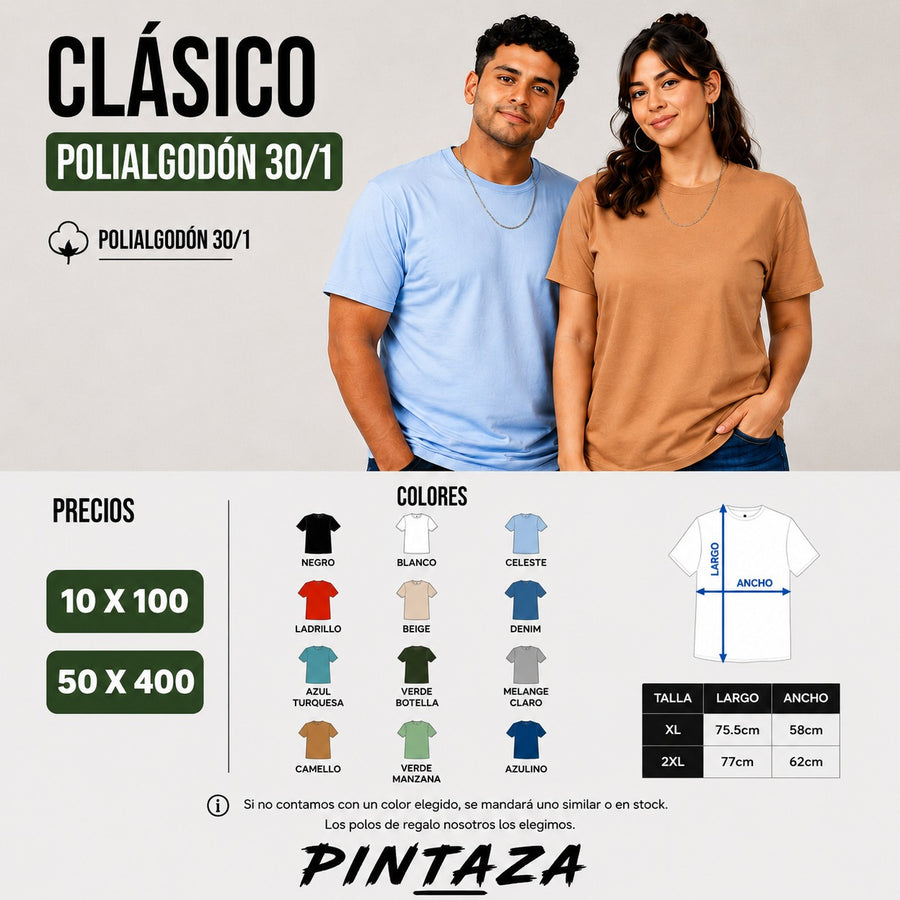 Clásico Polialgodón 30/1